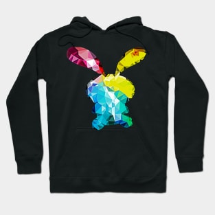 Rainbow Bunny Rabbit Hoodie